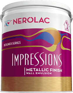 Nerolac Impressions Mettalic Finish for Interior Painting : ColourDrive